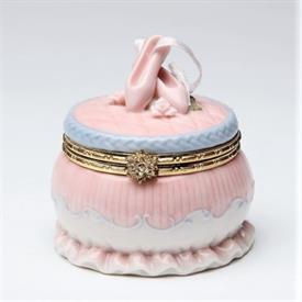 -BALLET SHOES LIMOGES STYLE BOX. 2.6" WIDE, 2.75" TALL                                                                                      