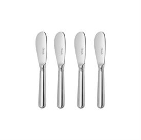 -4-PIECE BUTTER KNIFE SET. SILVER PLATED.                                                                                                   