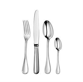 -48-PIECE SILVER PLATED FLATWARE SET WITH CHEST. CONTAINS SERVICE FOR 12.                                                                   