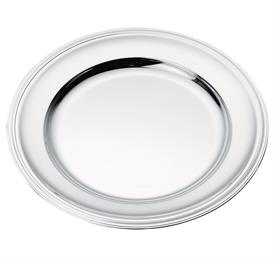 -ROUND PLATTER. SILVER PLATED. 40 CM WIDE.                                                                                                  