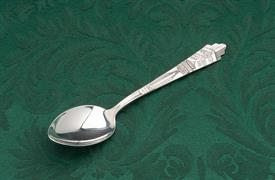 ,CHICAGO WORLD'S FAIR 1833 1933 CENTURY IN PROGRESS CHINESE BUILDING CHICAGO IN 1833 STERLING SILVER SOUVENIR SPOON 5.8" LONG               