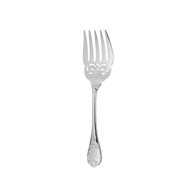 -FISH SERVING FORK. SILVER PLATED. 8.7" LONG                                                                                                