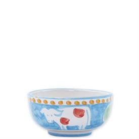 -,SOUP/CEREAL BOWL, MUCCA. 5" WIDE                                                                                                          
