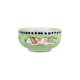 -CEREAL/SOUP BOWL, CANE. 5" WIDE                                                                                                            