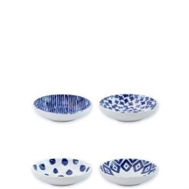 -SET OF 4 CONDIMENT BOWLS, ASSORTED. 5.75" WIDE                                                                                             