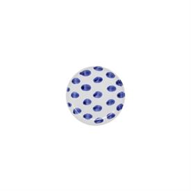 -DOT COCKTAIL PLATE. 6.5" WIDE                                                                                                              