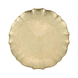 -GOLD DINNER PLATE. 10.5" WIDE                                                                                                              