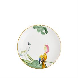 -WATERLILY COUPE BREAD PLATE. 6.6" WIDE                                                                                                     
