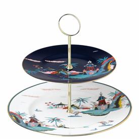 -2-TIER CAKE STAND. 10.6" WIDE                                                                                                              