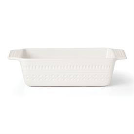 -LOAF PAN. 8.75" LONG, 4,87" WIDE, 3" TALL. DISHWASHER & MICROWAVE SAFE STONEWARE. BREAKAGE REPLACEMENT AVAILABLE.                          