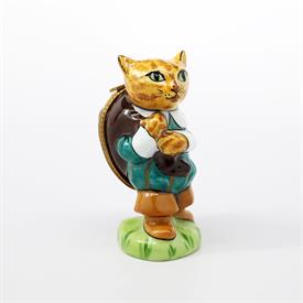 ,RARE PUSS IN BOOKS TRINKET BOX. HAND PAINTED, SIGNED. 2.6" TALL, 1.25" WIDE, 1.75" LONG                                                    