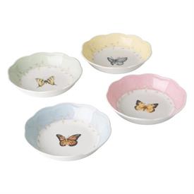 -4-PIECE FRUIT BOWL SET. 5.25" WIDE. DISHWASHER & MICROWAVE SAFE. BREAKAGE REPLACEMENT AVAILABLE. MSRP $72.00                               