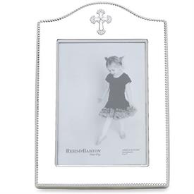-5X7" FRAME. SILVER-PLATED. TARNISH RESISTANT. BREAKAGE REPLACEMENT AVAILABLE.                                                              