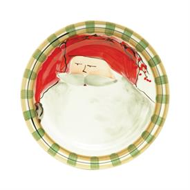 -DINNER PLATE WITH RED HAT. 10.75" WIDE                                                                                                     
