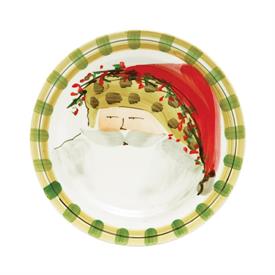 -DINNER PLATE WITH ANIMAL PRINT HAT. 10.75" WIDE                                                                                            