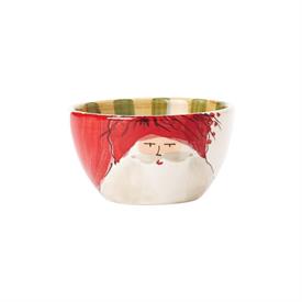 -CEREAL BOWL WITH RED HAT. 5.5" WIDE                                                                                                        