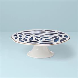 -FOOTED CAKE PLATE. 11" WIDE, 3.5" TALL. MSRP $143.00                                                                                       