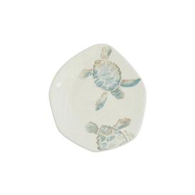-TURTLE WITH TAIL SALAD PLATE. 8.5" LONG                                                                                                    