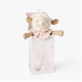 -,10" LUCY THE LAMB LINEN TOY, BOXED. PERFECT 100% LINEN BODIED, 100% ORGANIC COTTON CLOTHED SOFT FRIEND. DAMP WIPE ONLY.                   