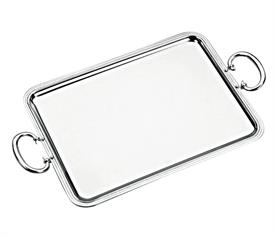 -17" HANDLED PLATTER. SILVER PLATED.                                                                                                        
