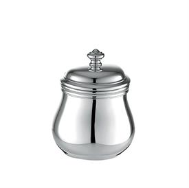 -SUGAR BOWL WITH LID. SILVER PLATED                                                                                                         