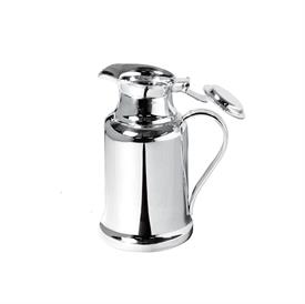 -SMALL INSULATED THERMOS. SILVER PLATED. 17.5 CM TALL.                                                                                      