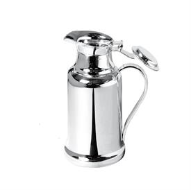-LARGE INSULATED THERMOS. SILVER PLATED. 1 LITER CAPACITY.                                                                                  