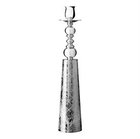 -CANDLESTICK. SILVER PLATED. 15.6" TALL                                                                                                     
