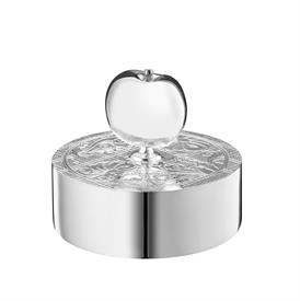 -PAPERWEIGHT. SILVER PLATED. 2.7" WIDE.                                                                                                     