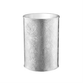 -PENCIL CUP. SILVER PLATED. 4.3" TALL                                                                                                       