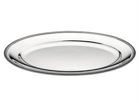 -LARGE OVAL PLATTER. SILVER PLATED.                                                                                                         