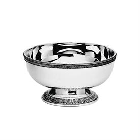 -PEDESTAL BOWL. SILVER PLATED. 5.5" WIDE.                                                                                                   