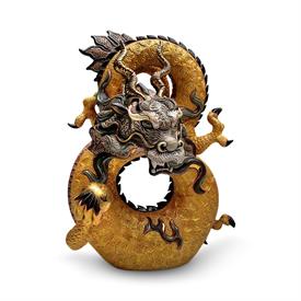 -,INFINITE CHINESE DRAGON. LIMITED EDITION 31 OF 588. 15" TALL, 13" WIDE, 9" LONG                                                           