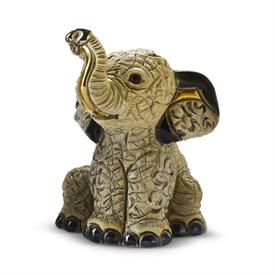 -,BABY INDIAN ELEPHANT. 3.2" TALL, 2.75" WIDE.                                                                                              