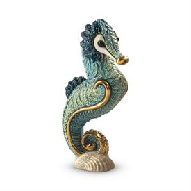 -,TURQUOISE SEAHORSE. 5.5" TALL, 1.8" WIDE, 3.2" LONG                                                                                       