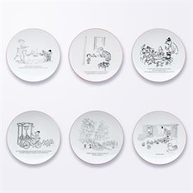 -SET OF 6 ASSORTED PLATED. 8.3" WIDE.                                                                                                       