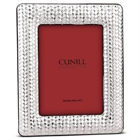 -8X10" WEAVE WIDE FRAME. STERLING SILVER.                                                                                                   