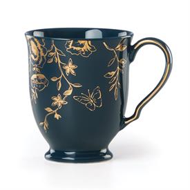 -NAVY MUG. 4" TALL. DISHWASHER SAFE. BREAKAGE REPLACEMENT AVAILABLE. MSRP $43.00                                                            