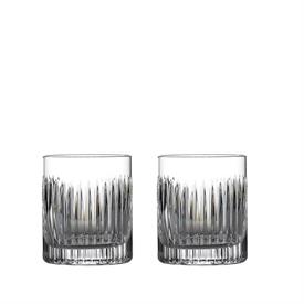 -ARAS SET OF 2 DOUBLE OLD FASHIONED GLASSES. 12 OZ. CAPACITY                                                                                