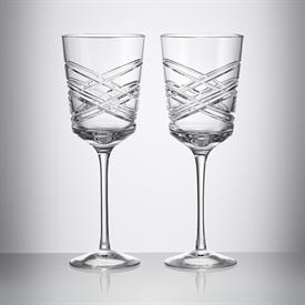 -SET OF 2 WHITE WINE GLASSES. 10 OZ. CAPACITY                                                                                               