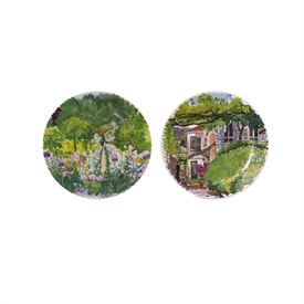 -SET OF 2 COASTERS. 5.1" WIDE                                                                                                               
