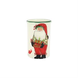 -UTENSIL HOLDER WITH CARROTS. 7.25" TALL, 5" WIDE                                                                                           