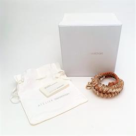 ,RARE 2012 PHILIP CHANGI BRAIDED LEATHER COLLAR FOR ATELIER SWAROVSKI. 16" LONG. COMES WITH ORIGINAL PACKAGING & COA                        