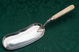 14" LONG ENGLISH SILVER PLATED & BONE HANDLED CRUMBER EXQUISITE PIECE - HAS THE LOOK AND FEEL OF SOMETHING REAL NICE CONDITION 7OF 10       