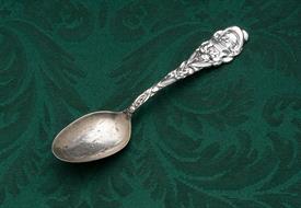 MONTGOMERY STERLING SILVER SOUVENIR SPOON WITH AFRICAN AMERICAN BOY EATING WATERMELON 5" LONG                                               