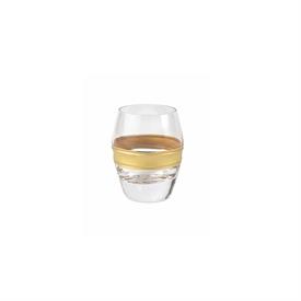 -BANDED SHOT GLASS. 2.75" TALL                                                                                                              