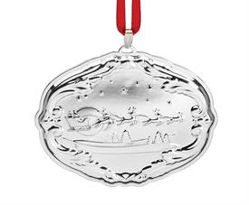 ,18th Songs of Christmas Sterling Silver Christmas Ornament made by Reed & Barton for year 2021 18th Edition M S R P $175                   