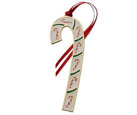 _,41st Ed. Candy Cane Ornament Gold Plated and Enameled made by Wallace in year 2021 41st Edition M S R P $48 Candy Canes themed            
