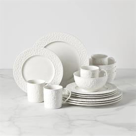 -16-PIECE DINNERWARE SET. INCLUDES 4 DINNER PLATES, ACCENT PLATES, MUGS & BOWLS. DISHWASHER & MICROWAVE SAFE.                               