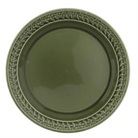 -FOREST GREEN DINNER PLATE. 10.5" WIDE. DISHWASHER & MICROWAVE SAFE. MSRP $37.00                                                            